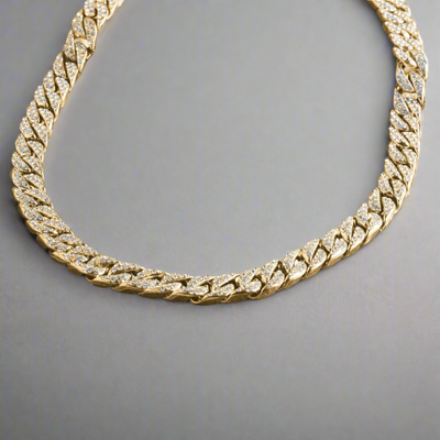 Daniel Steiger Logan Curb Gold Necklace