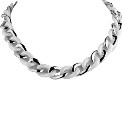 Daniel Steiger Ceramica White Necklace