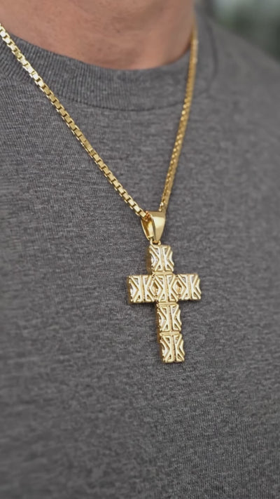 Daniel Steiger Fortress Faith Cross Pendant