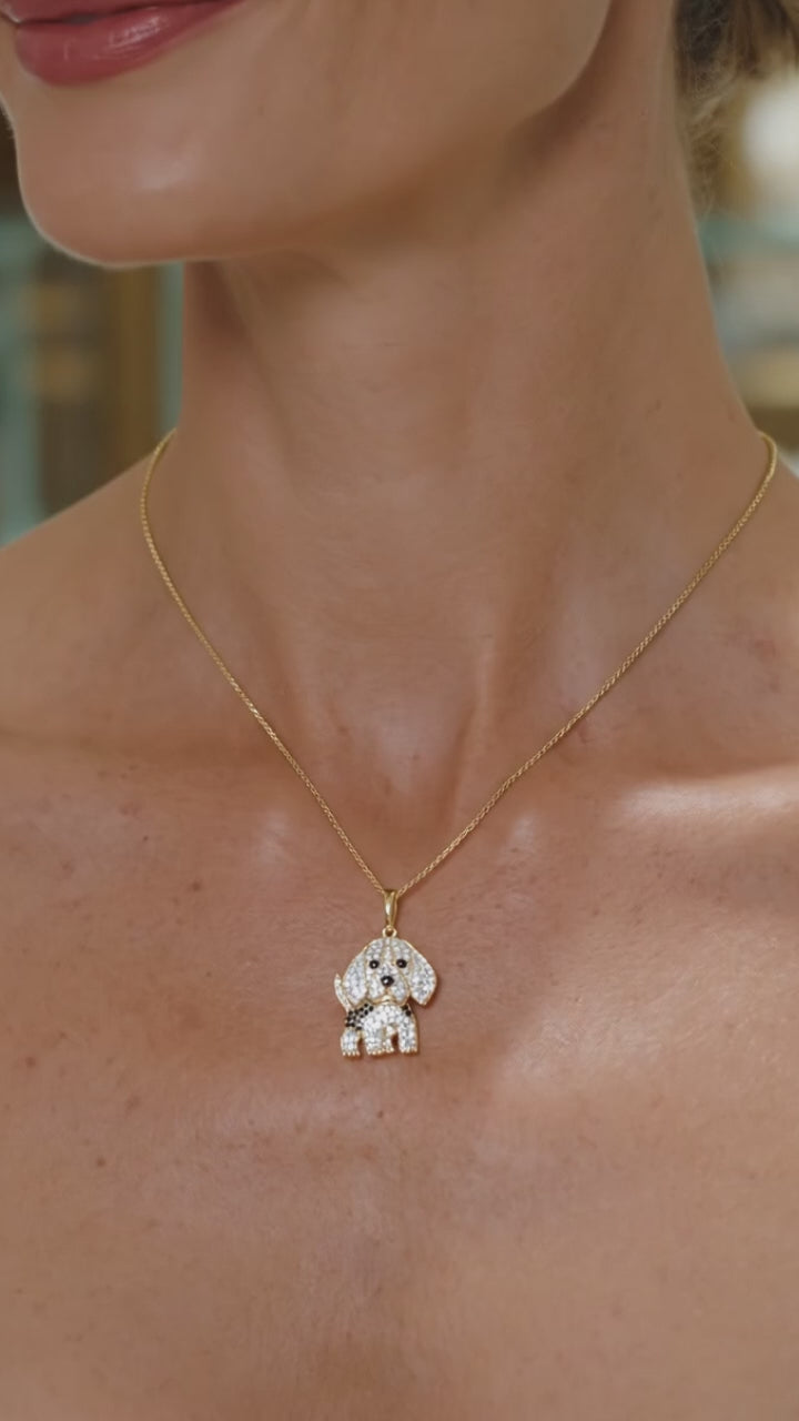 Daniel Steiger Dazzling Dog Pendant
