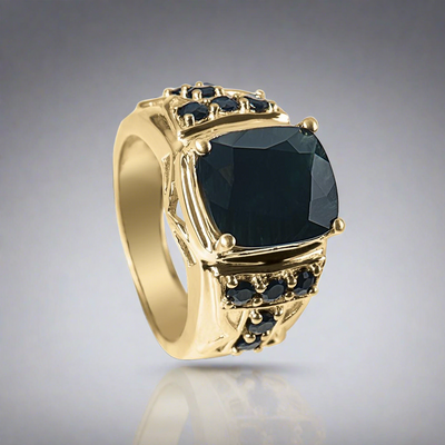 Midnight Sapphire Men's Ring