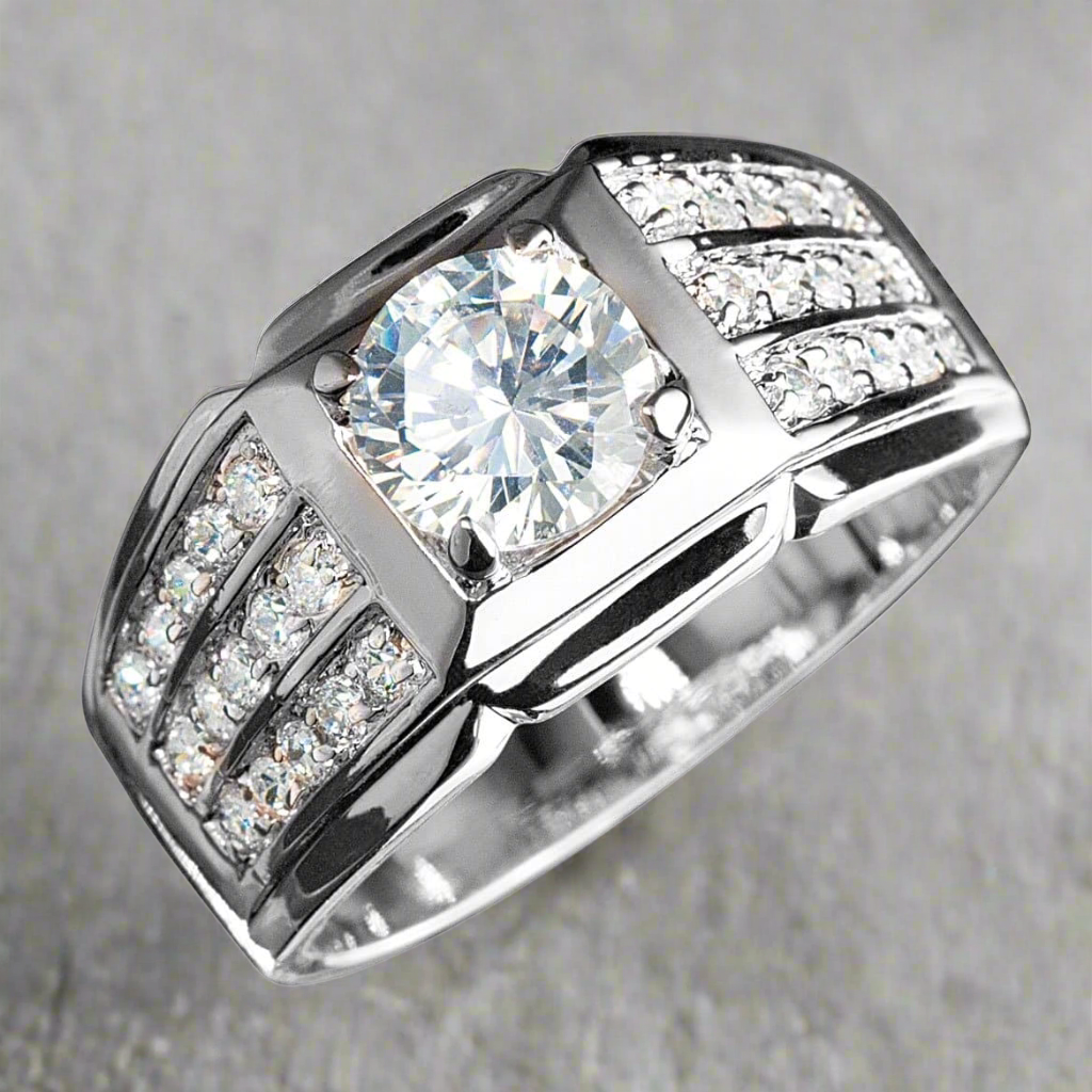 Daniel Steiger Techmaster Rhodium Ring