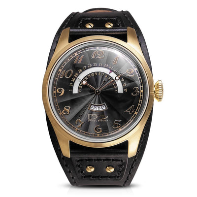 Daniel Steiger Vintage Boston Gold & Black Watch