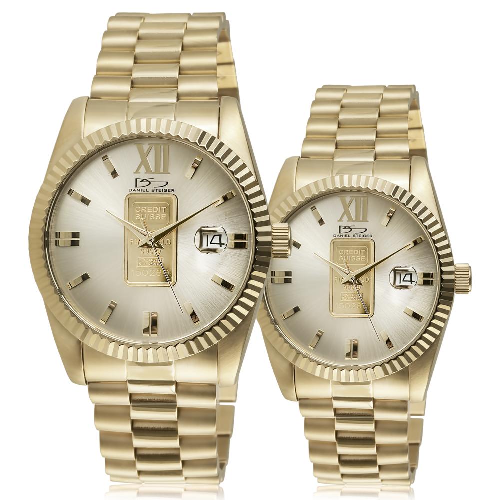 Daniel Steiger Limited Edition 24K Gold Ingot Watch Set