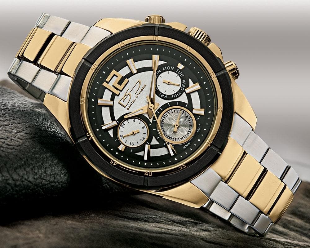 Daniel Steiger Troyano Yellow Gold Multi-Function Watch