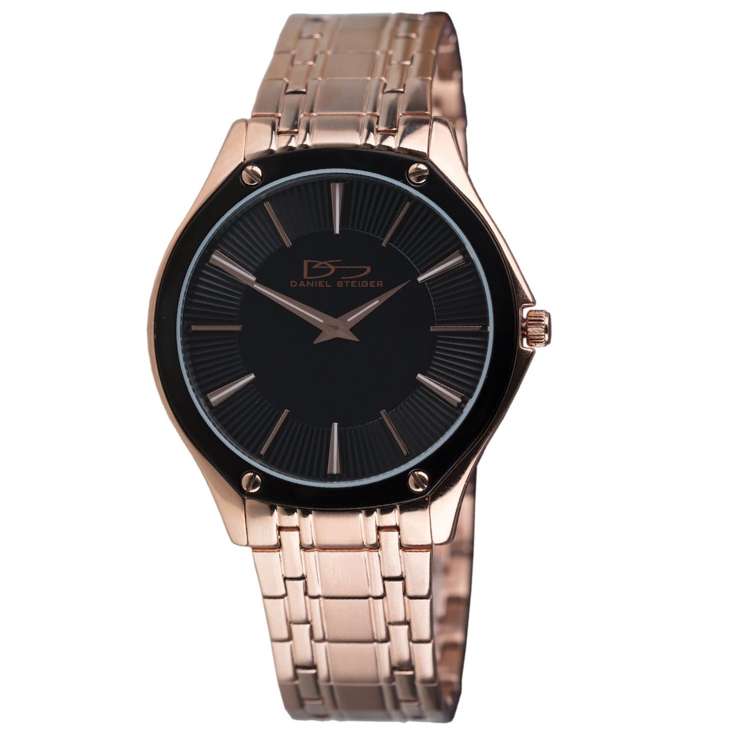 Daniel Steiger Belize Rose / Black Men's Watch