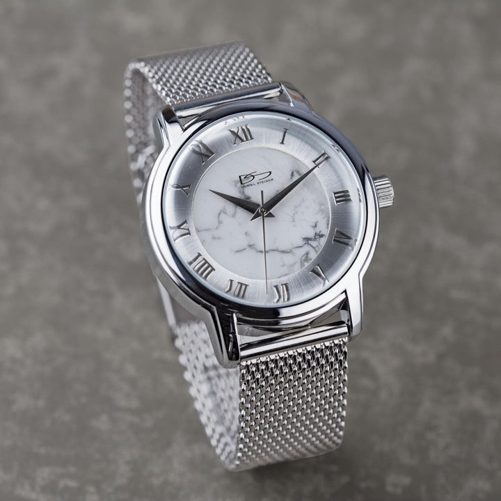 Daniel Steiger Marble Mesh Ice Steel Watch