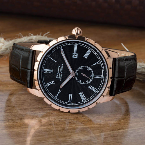 Daniel Steiger Connoisseur Black Dial Watch