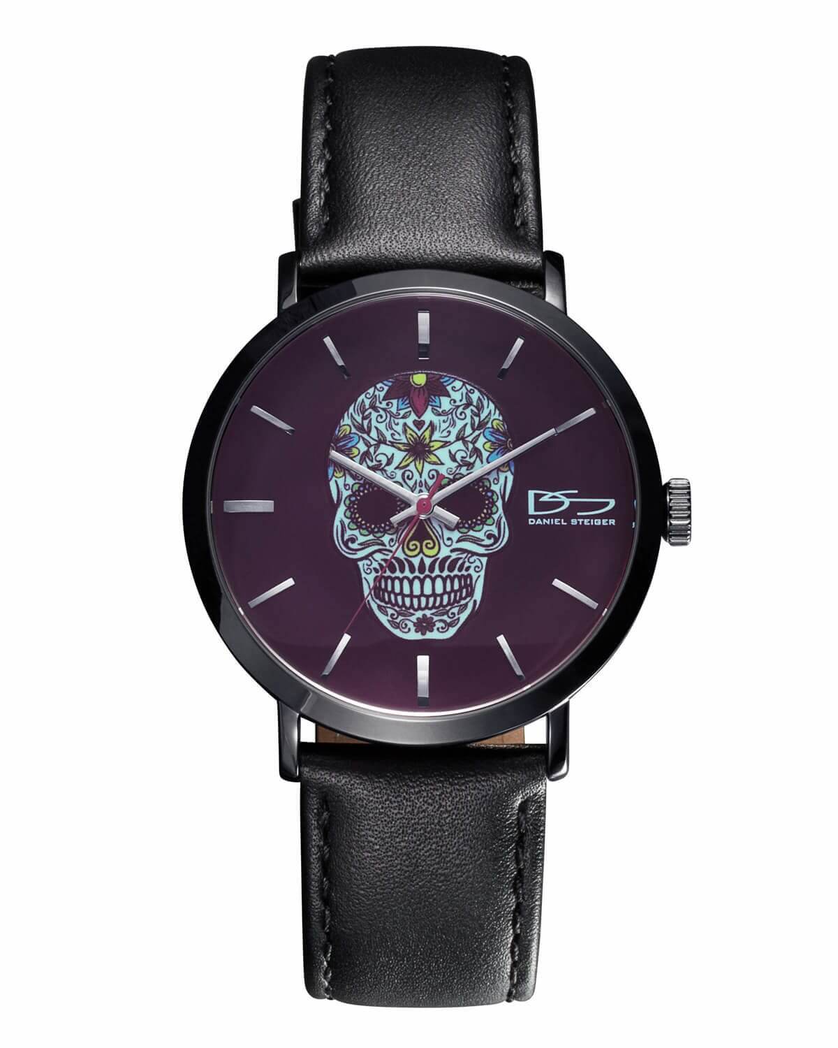 Daniel Steiger Rebel Skull Men's Black Watch
