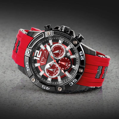 Daniel Steiger Adventurer Red Men's Watch & Sunglasses