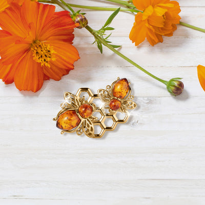 Daniel Steiger Busy Bee Brooch