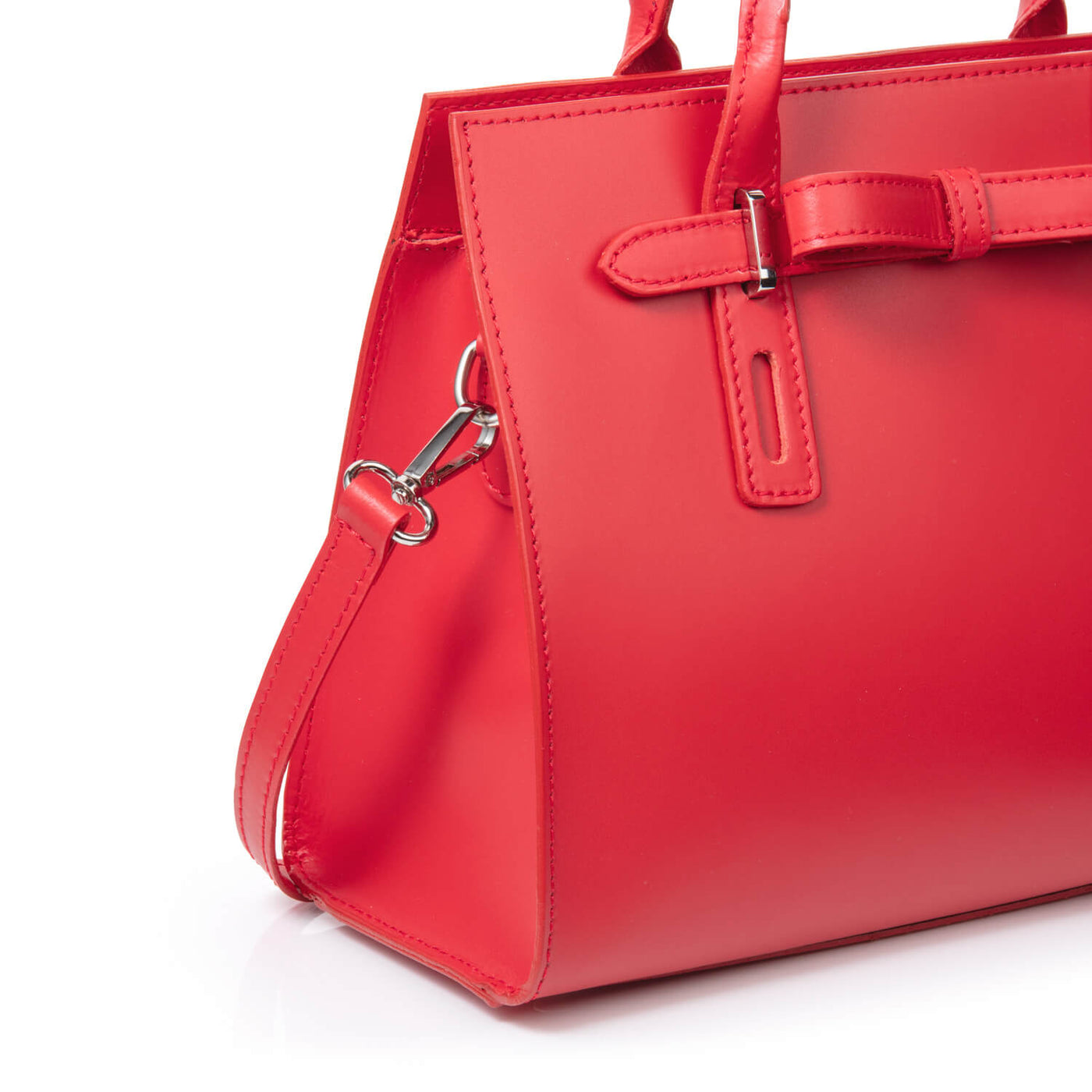 Daniel Steiger Mirabella Red Leather Bag