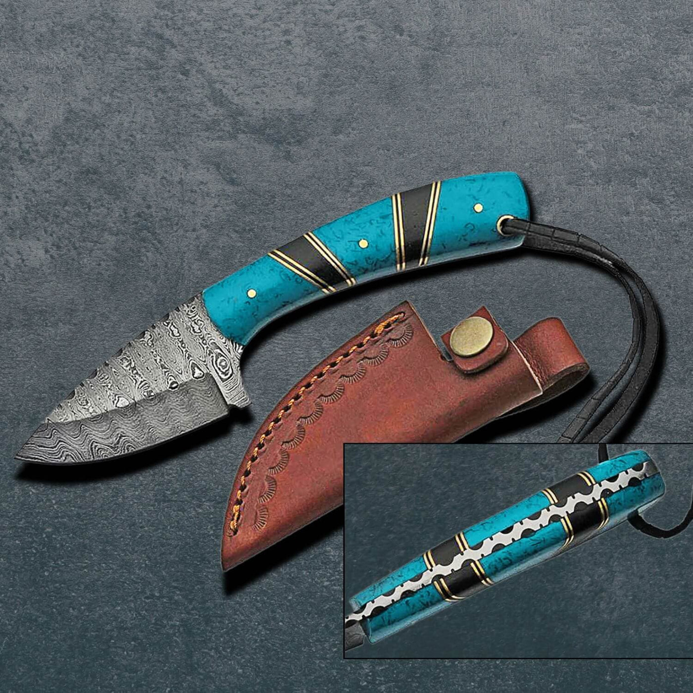 Daniel Steiger Quest Damascus Knife