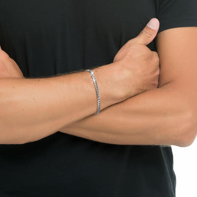 Daniel Steiger Tesoro Vero Silver Curb Bracelet