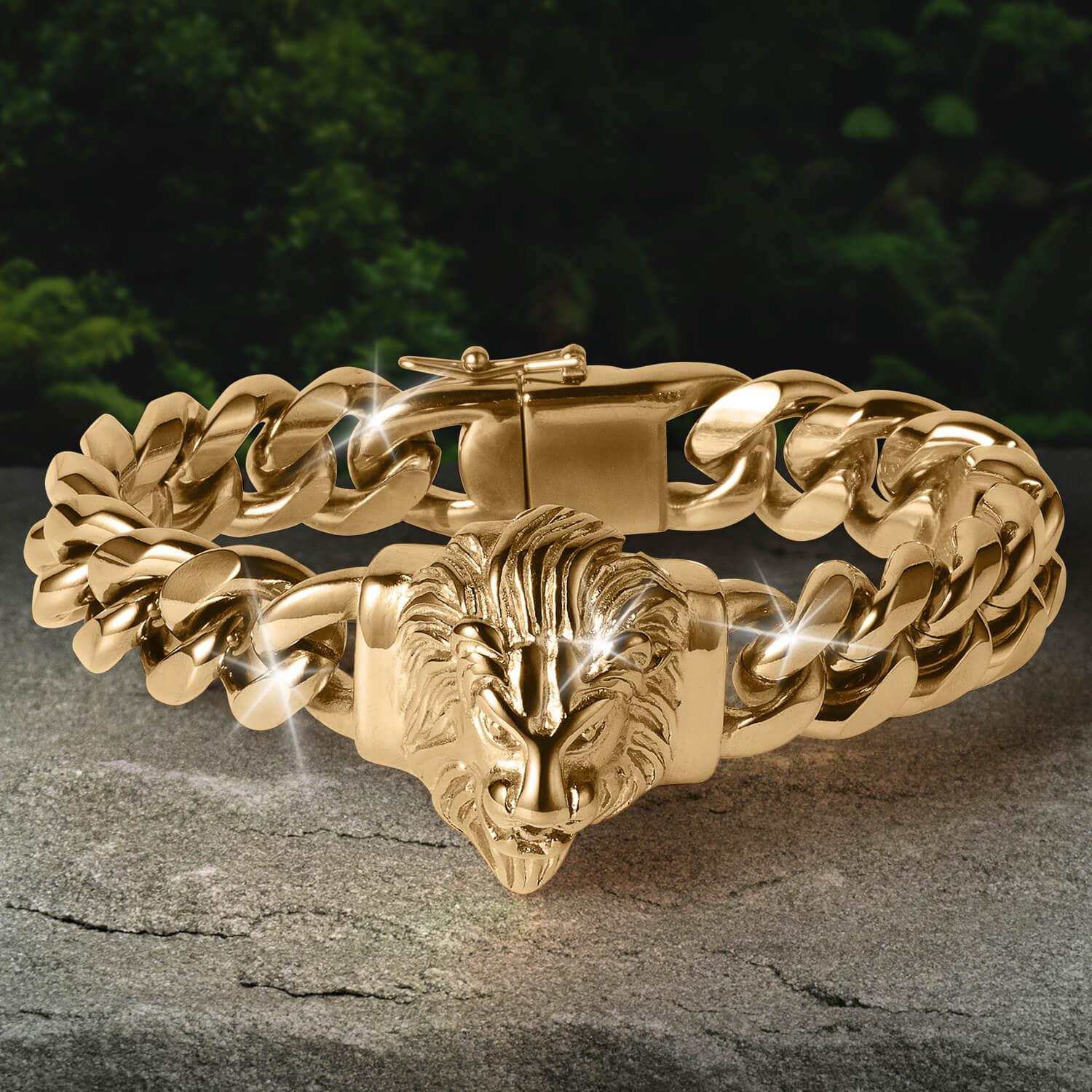 Golden Lionheart Bracelet | Timepieces International