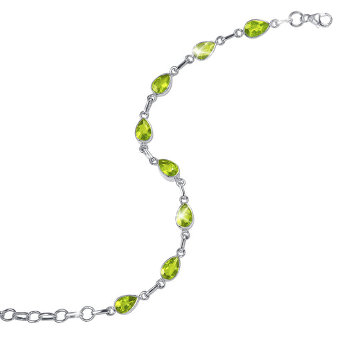 Daniel Steiger Summer Sparkle Peridot Bracelet