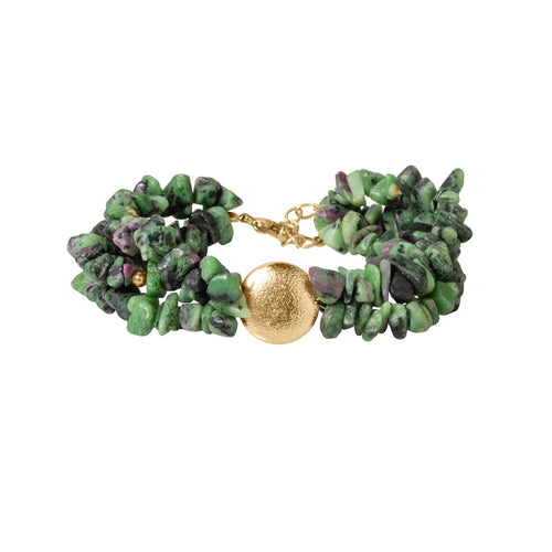 Daniel Steiger Vivacious Ruby - Zoisite Bracelet