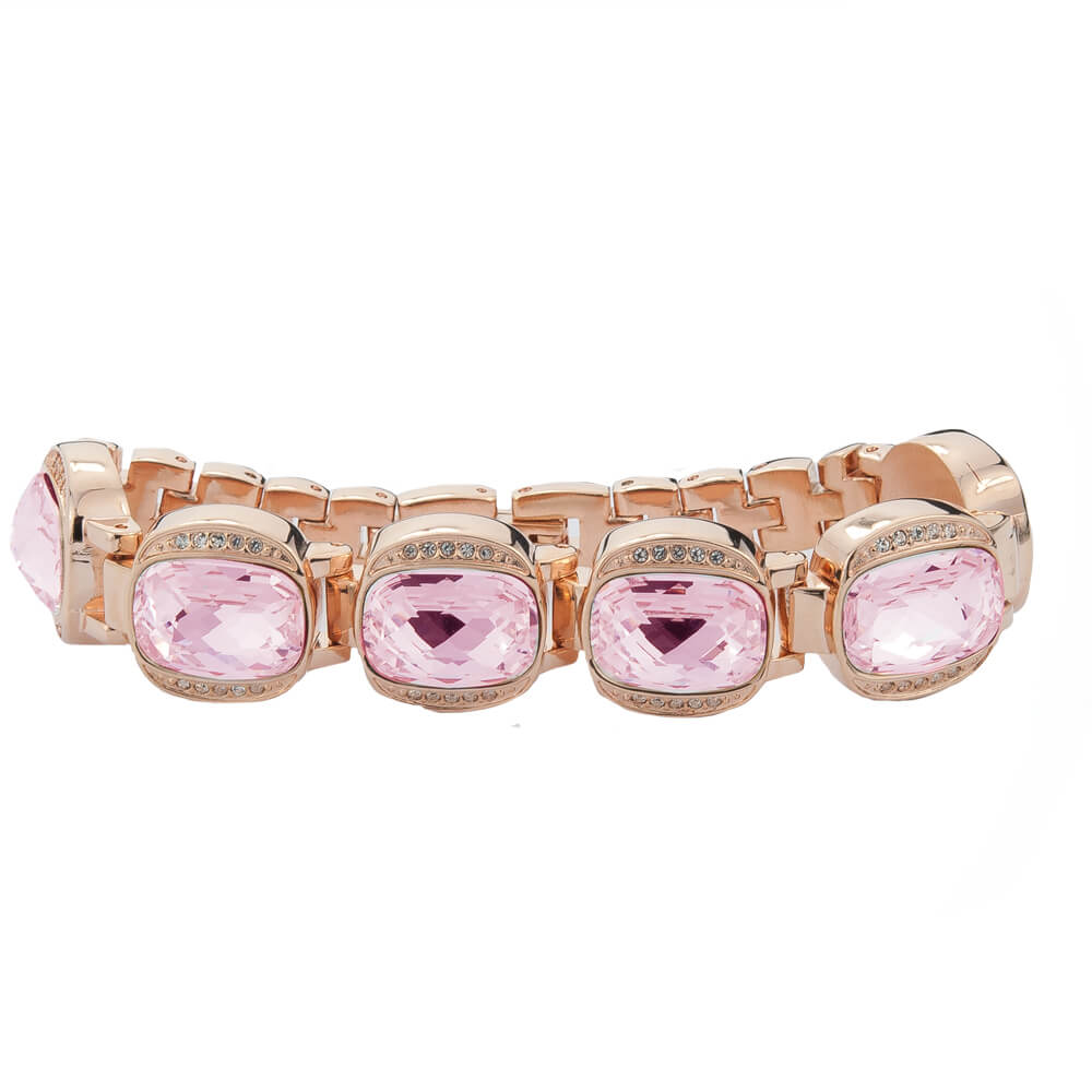 Daniel Steiger Riviera Pink Crystal Bracelet
