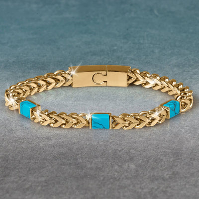 Daniel Steiger Turquoise Foxtail Bracelet