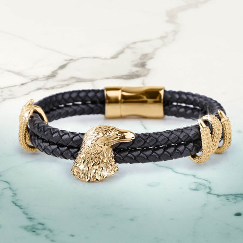 Daniel Steiger Leather Eagle Bracelet