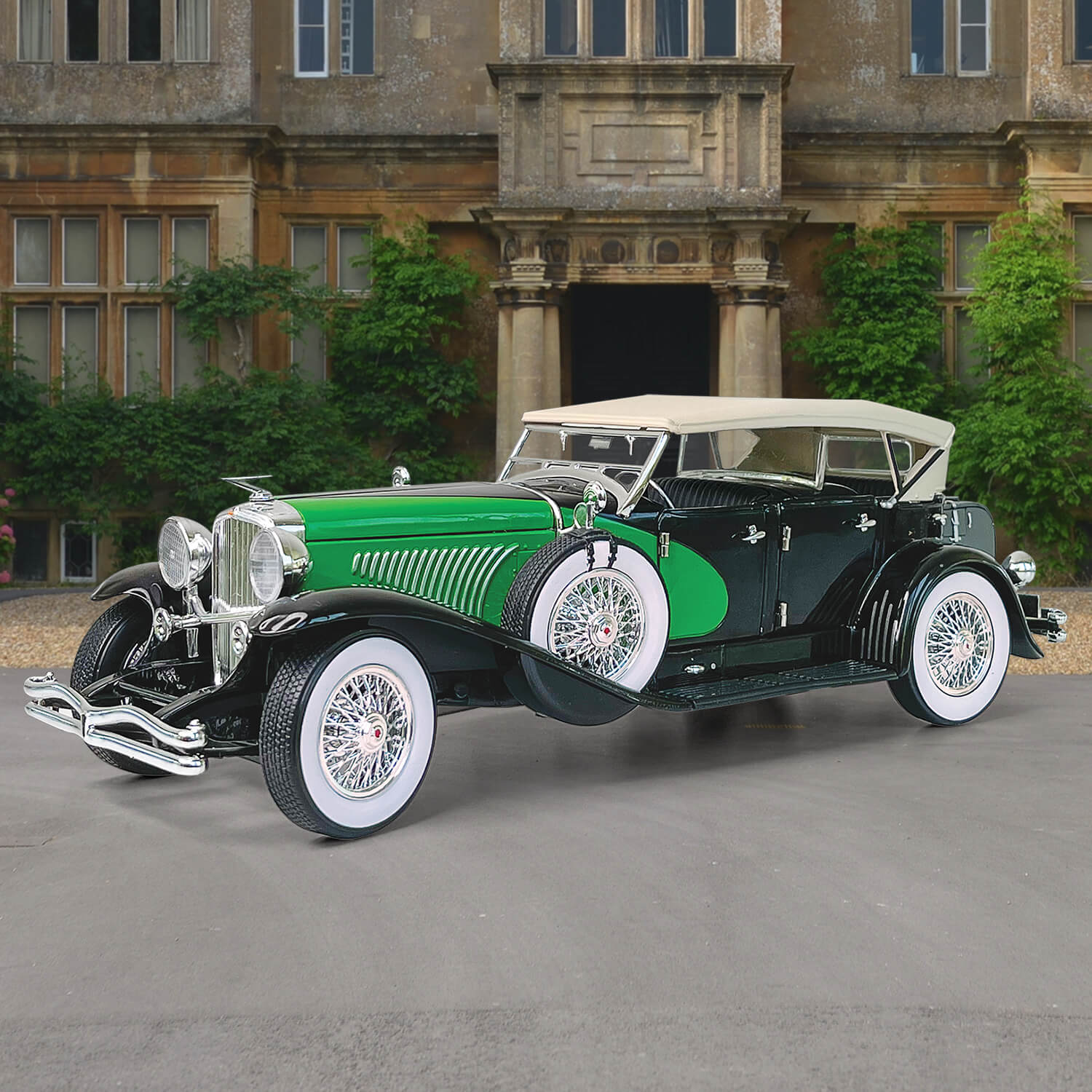 1934 Duesenberg Dual Cowl Phaeton Green | Timepieces International