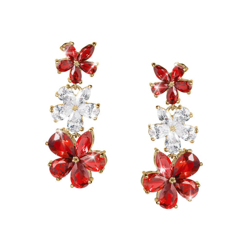 Daniel Steiger Red Cardinal Earrings