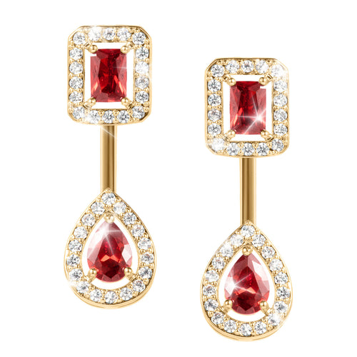 Daniel Steiger Scarlet Opulence Earrings