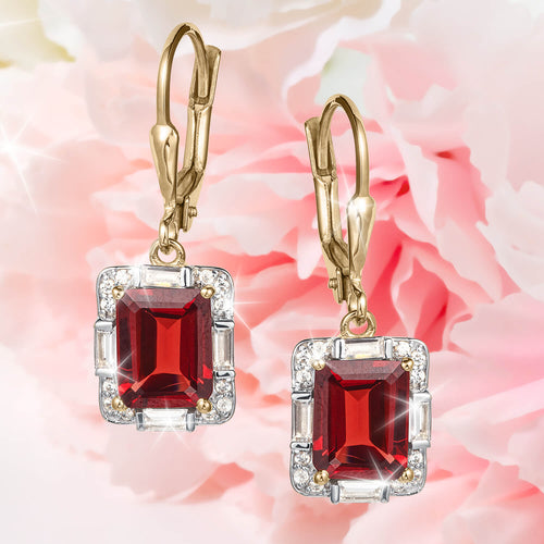 Daniel Steiger Crimson Paradise Garnet Earrings