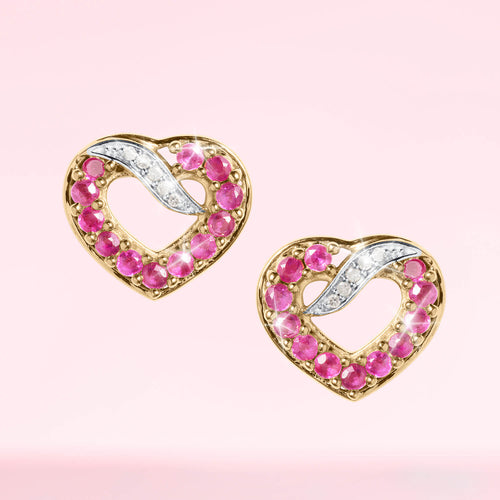 Daniel Steiger Ruby Rose Earrings