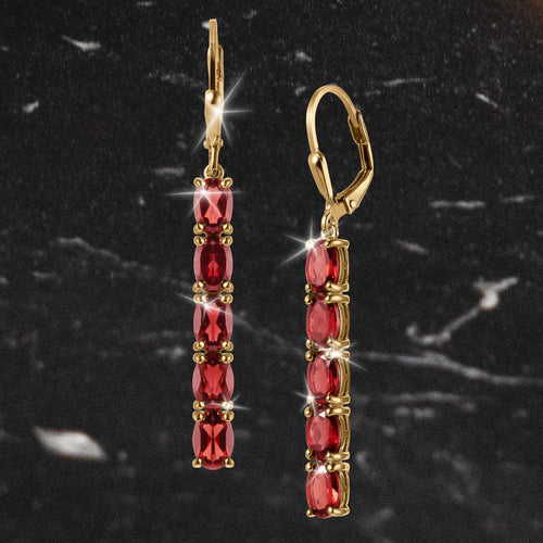 Daniel Steiger Decadent Garnet Earrings