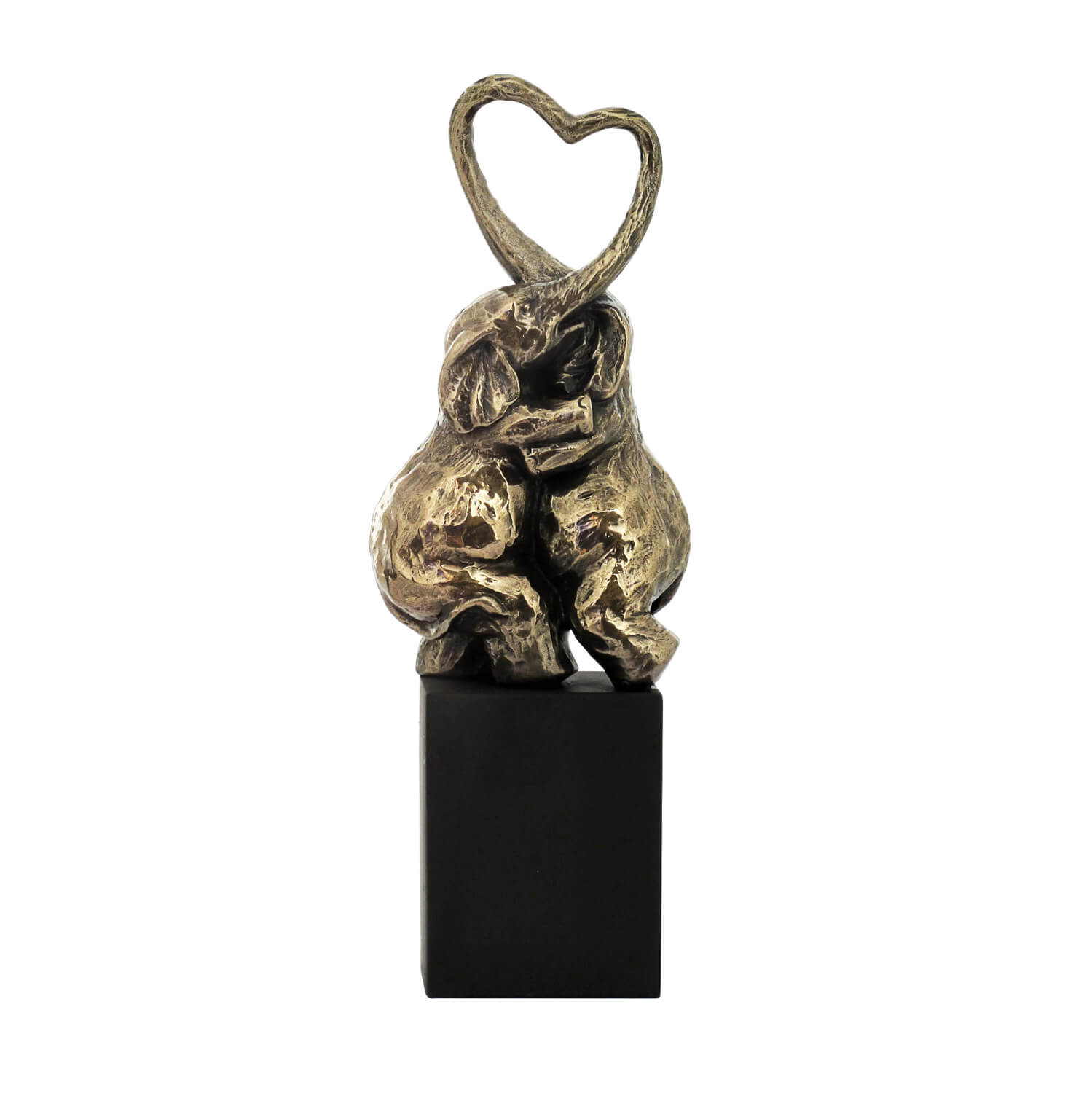 Daniel Steiger Elephants Embrace Statue