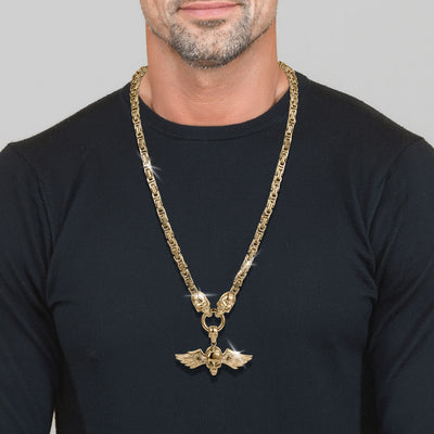Daniel Steiger Gothica Skull Men's Necklace
