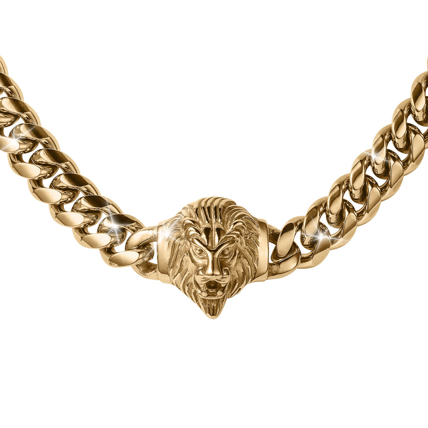 Daniel Steiger Golden Lionheart Necklace