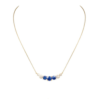 Daniel Steiger Candy Regal Blue Necklace