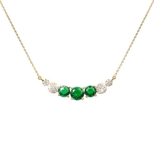 Daniel Steiger Candy Fern Green Necklace