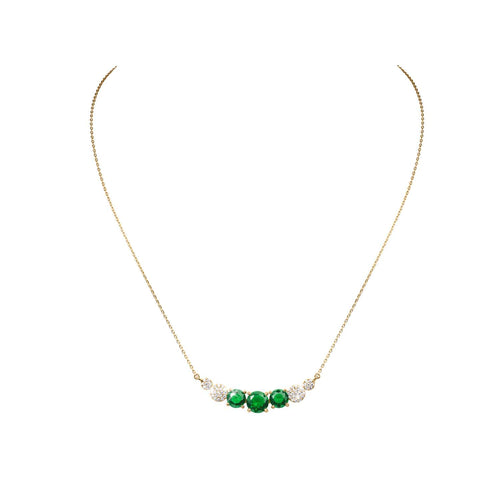 Daniel Steiger Candy Fern Green Necklace