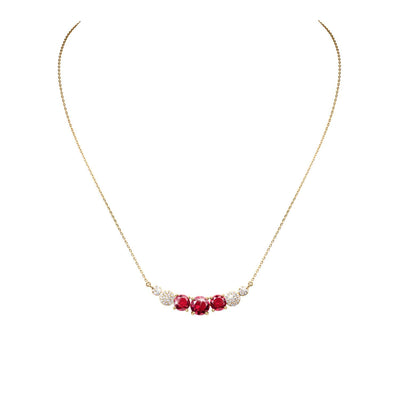 Daniel Steiger Candy Cherry Red Necklace