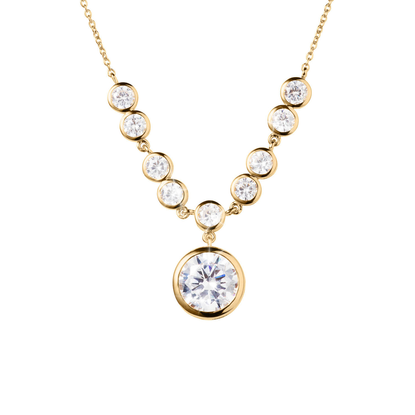 Daniel Steiger Endless Gems Drop Necklace