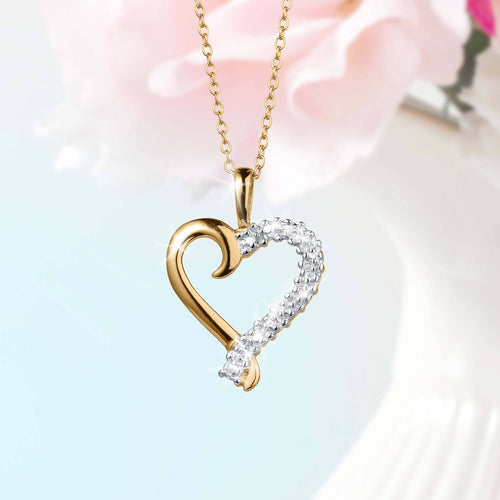 Daniel Steiger Diamond Heart Pendant