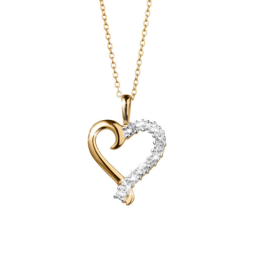 Daniel Steiger Diamond Heart Pendant