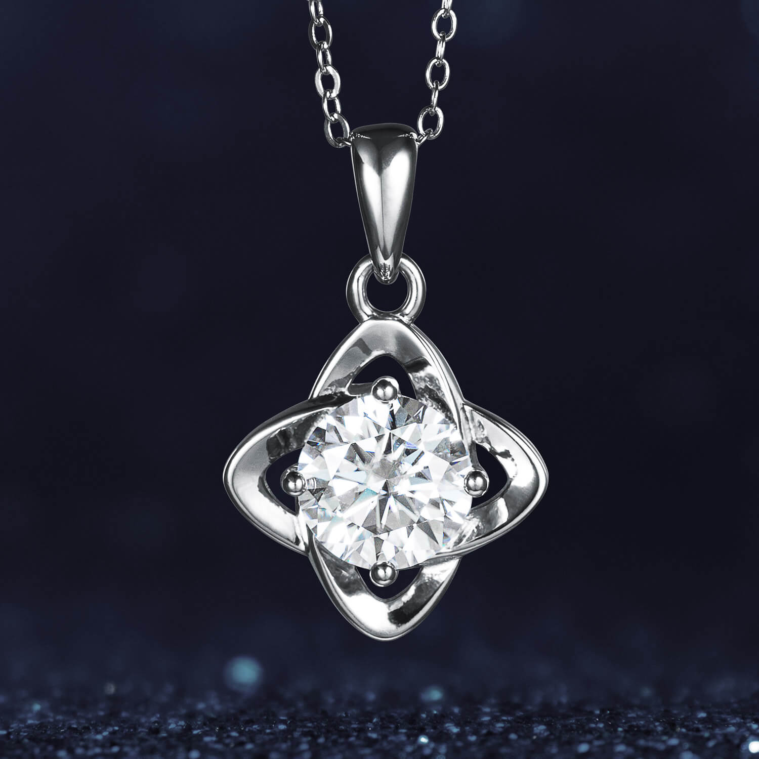 Daniel Steiger Moissanite Star Pendant