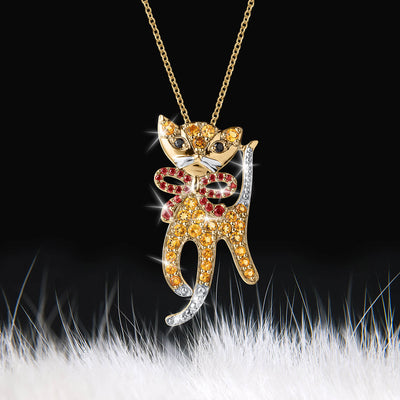 Daniel Steiger Graceful Feline Pendant