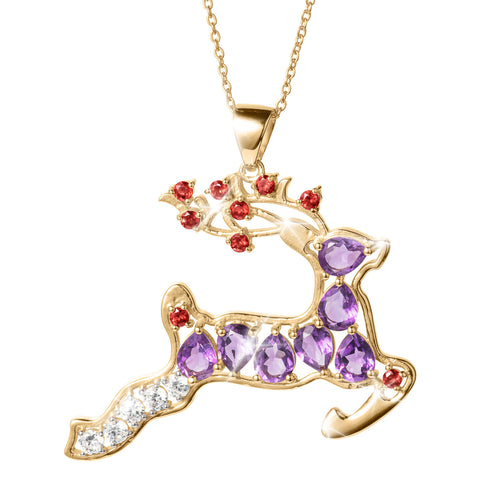 Daniel Steiger Festive Reindeer Pendant