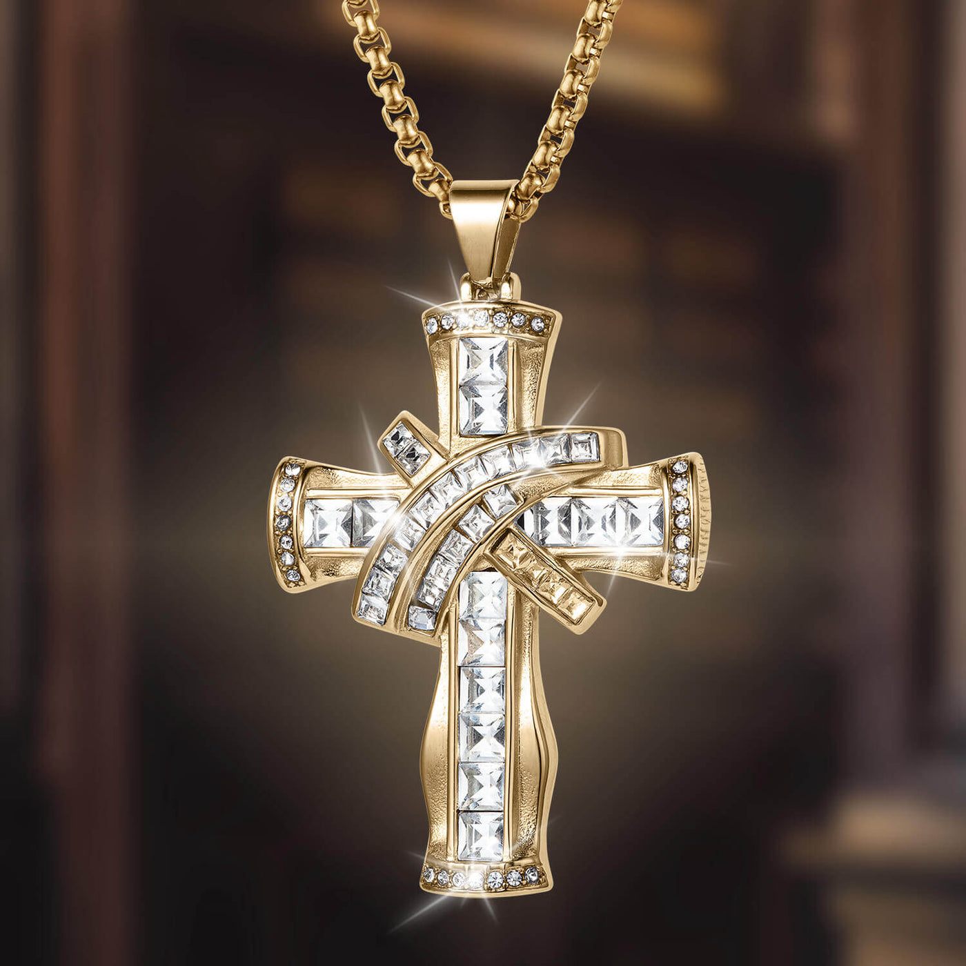 Daniel Steiger Illumination Cross Pendant