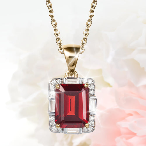 Daniel Steiger Crimson Paradise Garnet Pendant