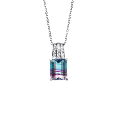 Daniel Steiger Ripple Fluorite Pendant