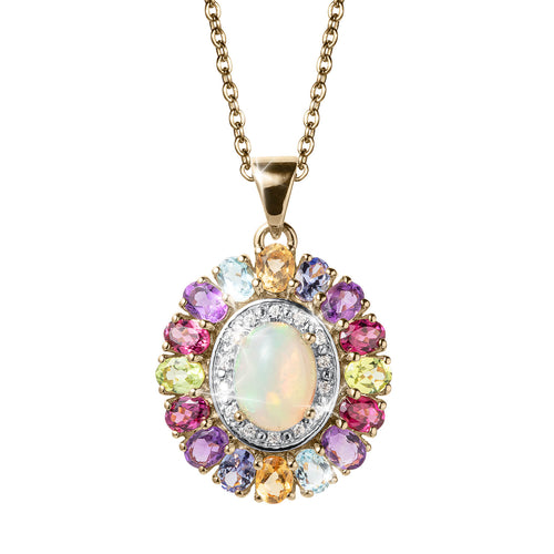 Daniel Steiger Rainbow Opal Pendant