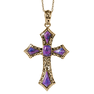 Daniel Steiger Divine Turquoise Cross Pendant