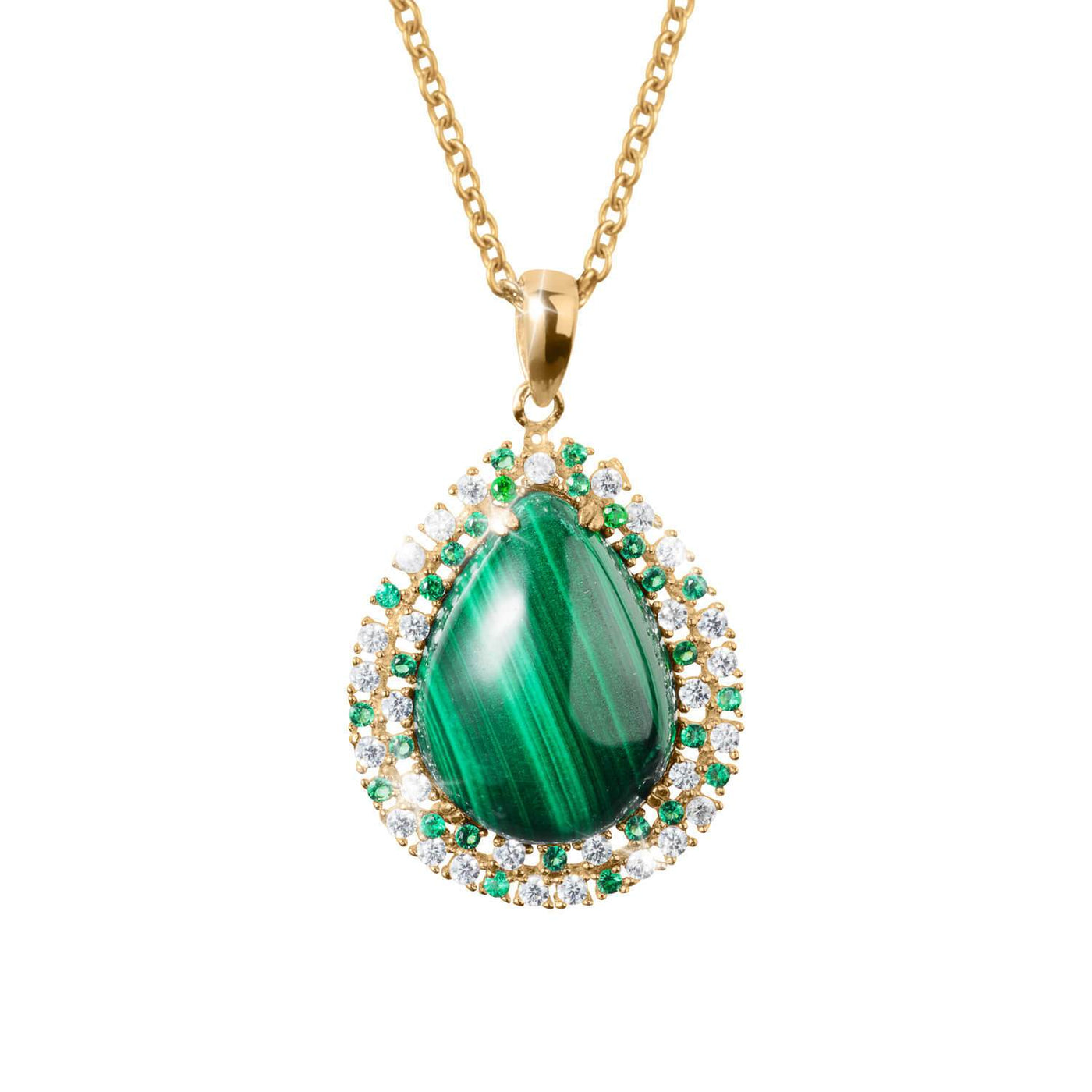 Daniel Steiger Virescent Malachite Pendant