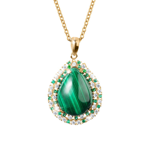 Daniel Steiger Virescent Malachite Pendant